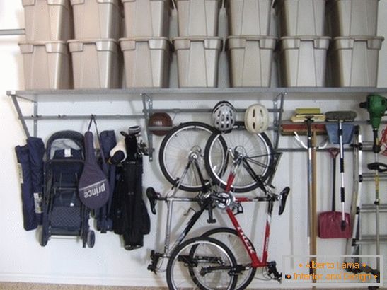 Order in the garage - Правильно организованные инструменты для ремонта и Метод хранения велосипедов и других предметов