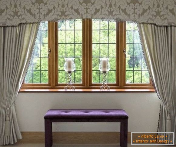 Good wooden windows made from oak