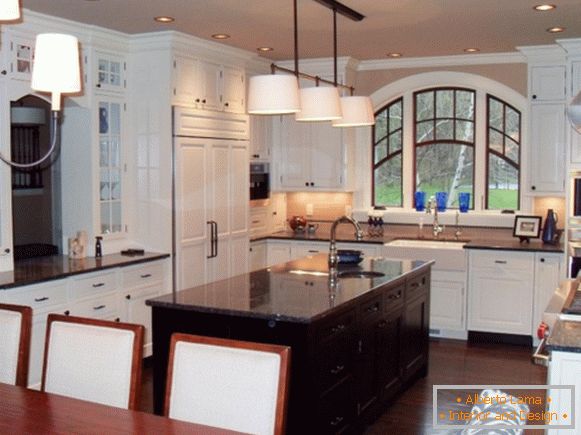 Window design in the kitchen - photos of beautiful windows