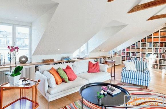 living room-attic