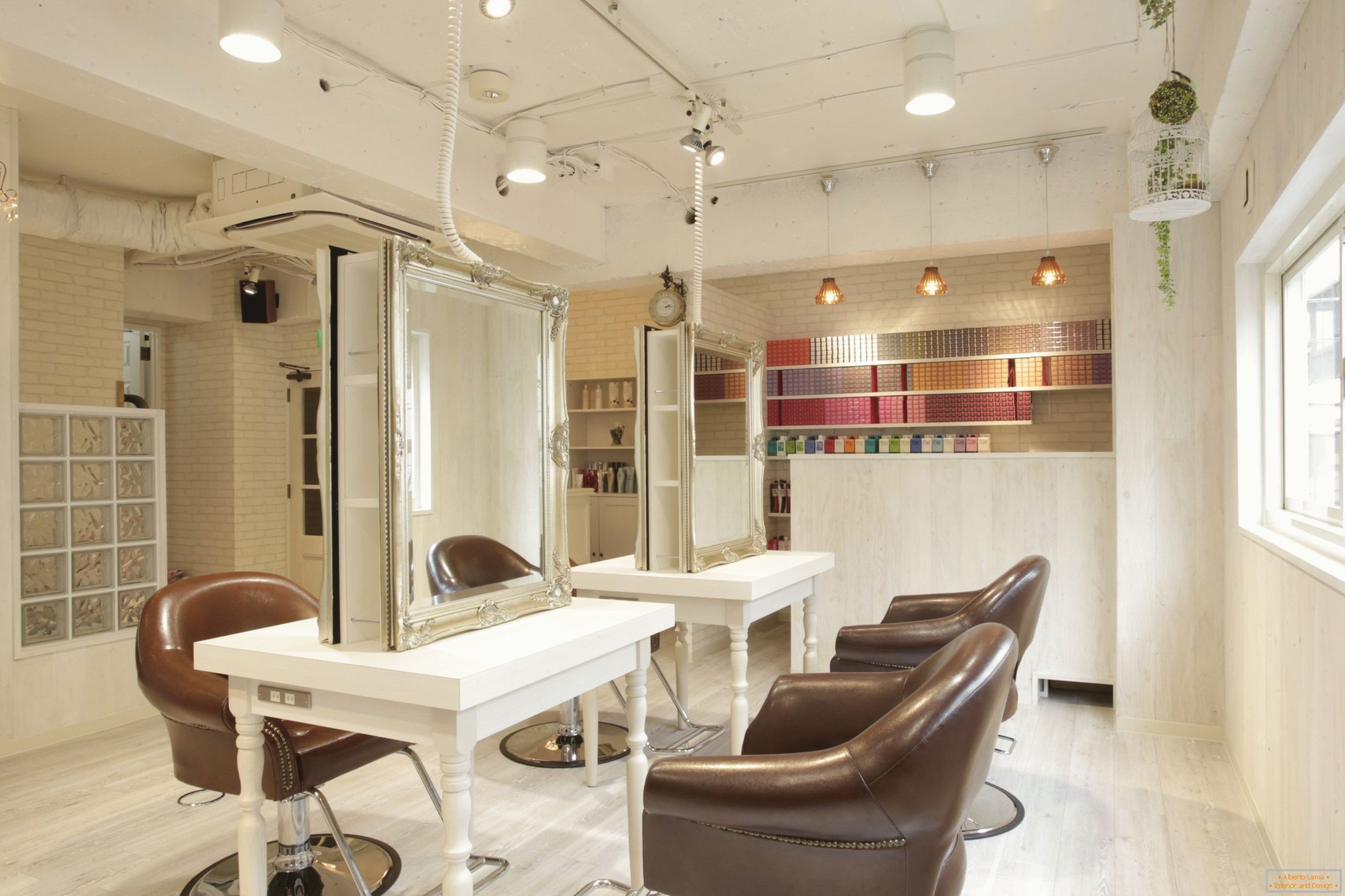 Interior of beauty salon