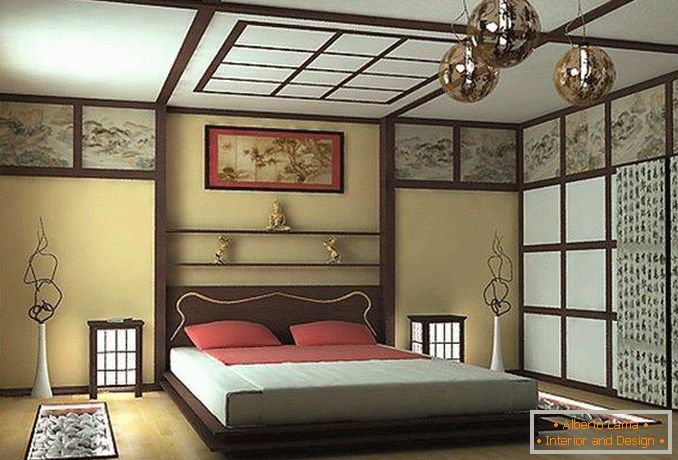 Interior decoration in Japanese style
