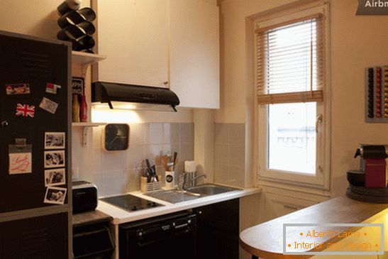 Kitchen in a small apartment