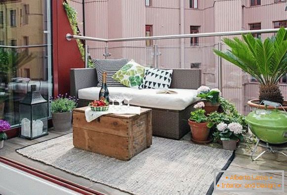 Stylish terrace design