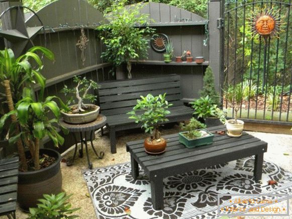 Wooden outdoor furniture