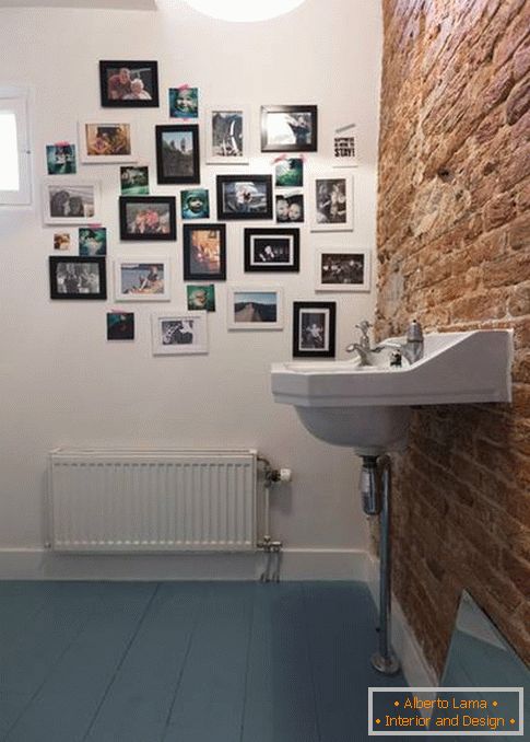 Photos in the bathroom design