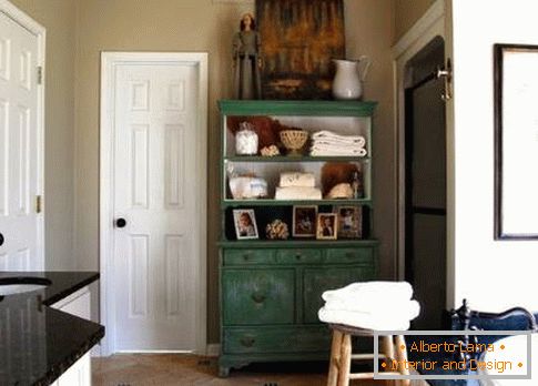 Bathroom cabinet from old furniture