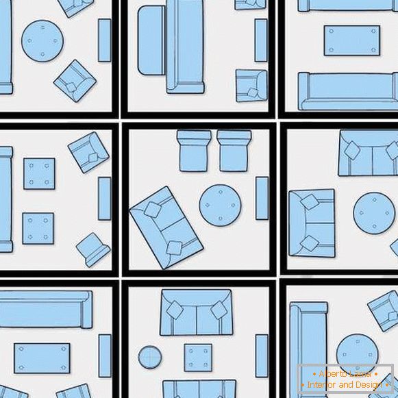 How to properly arrange furniture in a small room