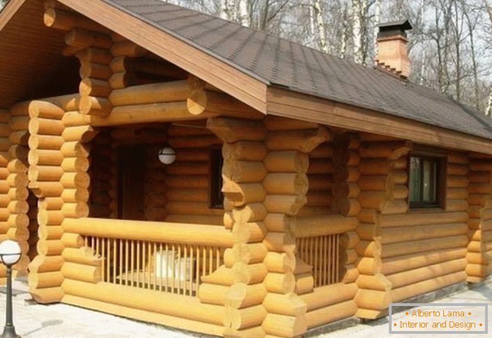 Structure of the log house