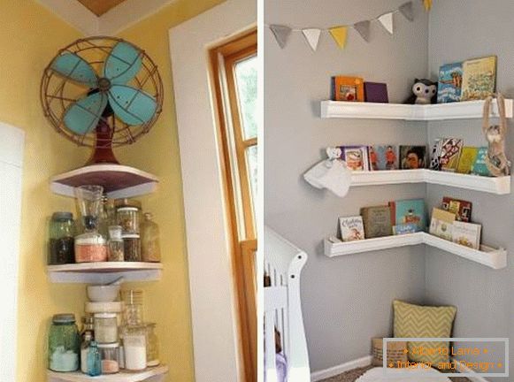 Shelves for decoration by own hands