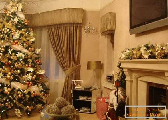 how to decorate a room fantastically for a new year, photo 10