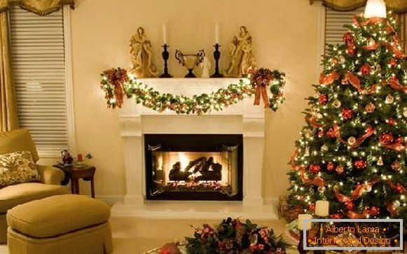 how cozy to decorate the room for the new year, photo 11