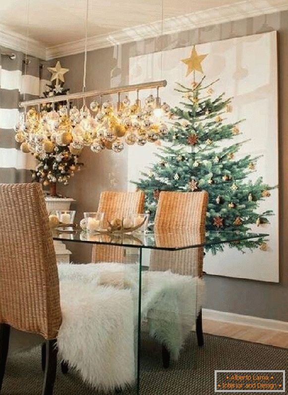 watch how to decorate a room for the new year, photo 28