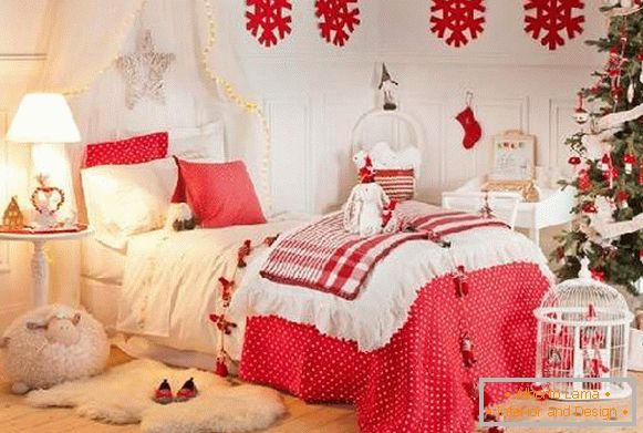 how to decorate a children's room for the new year, photo 42