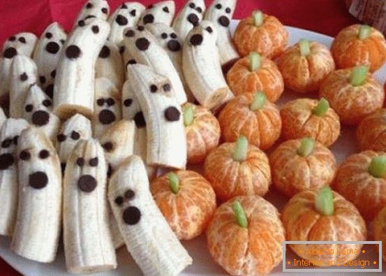 Festive fruit for Halloween