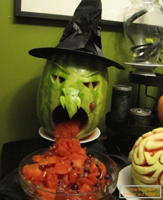 Scary dinner for Halloween