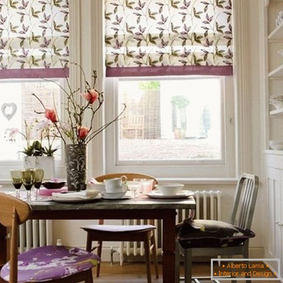 beautiful curtains in the kitchen photo, photo 2