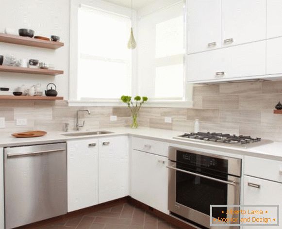 Interior design of a small kitchen