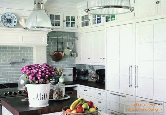 Interior design of a small kitchen