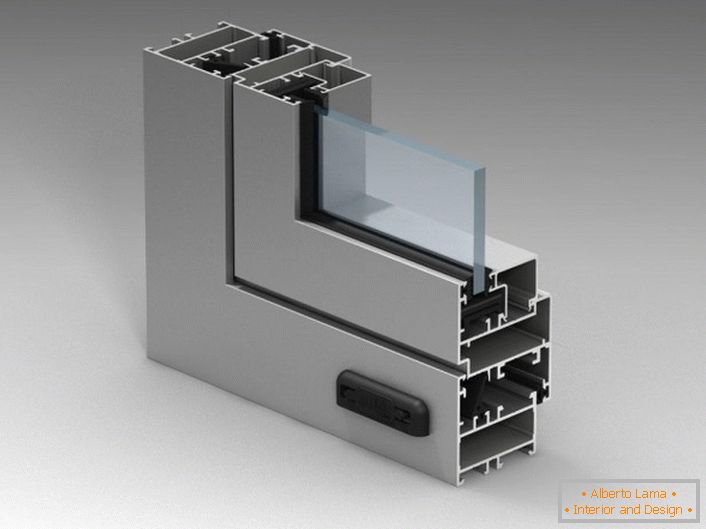 Aluminum window profile