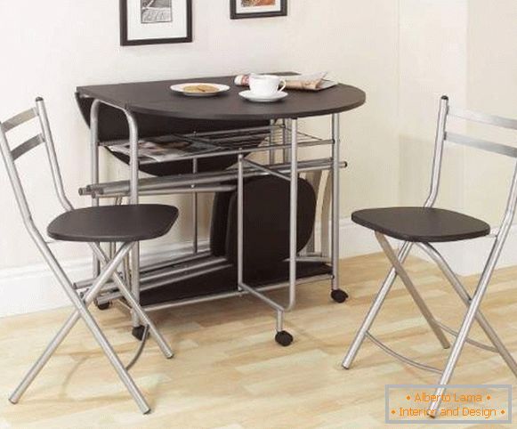 folding designer kitchen table, photo 24