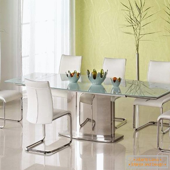 folding glass table for kitchen, photo 27