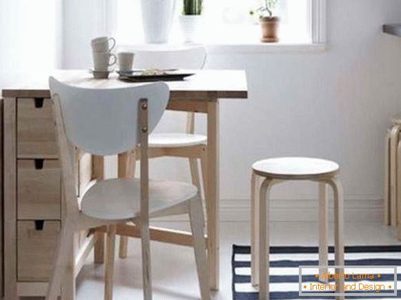 table, kitchen, folding wooden, photo 47