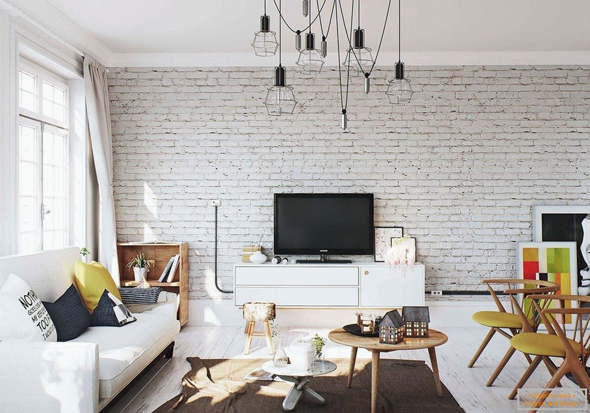 Scandinavian style for the living room