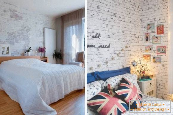 How to paint a brick wall in the interior - different ways
