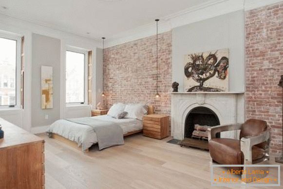 How can I make a brick wall in the interior - ideas with photos