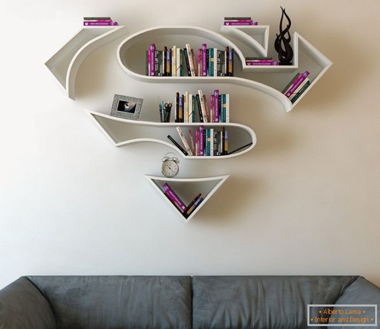 Modern bookshelf