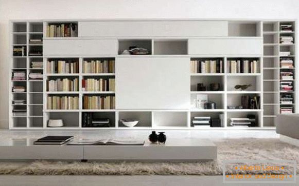 bookcase in a modern style, photo 44