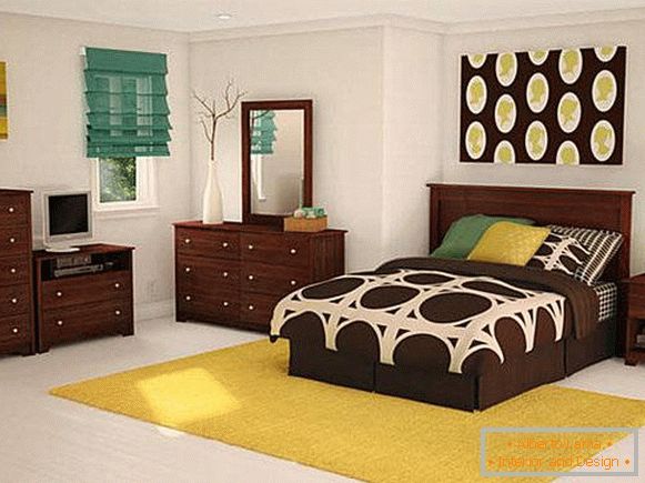Teen room in a modern style