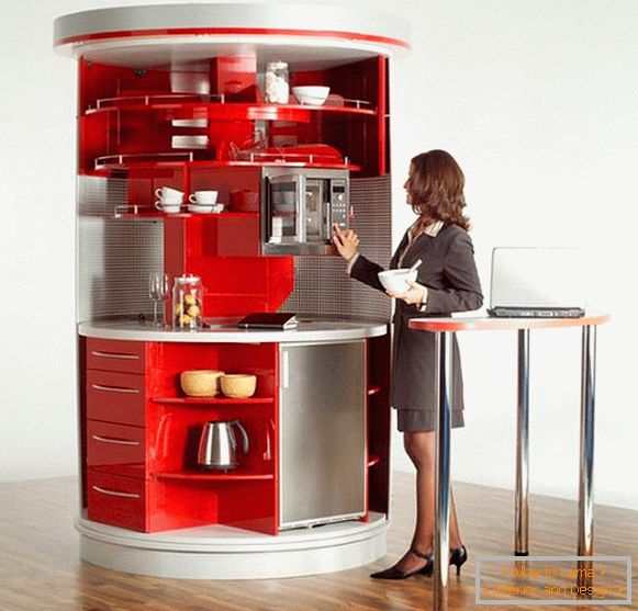 Functional kitchen cabinet from Compact Concepts