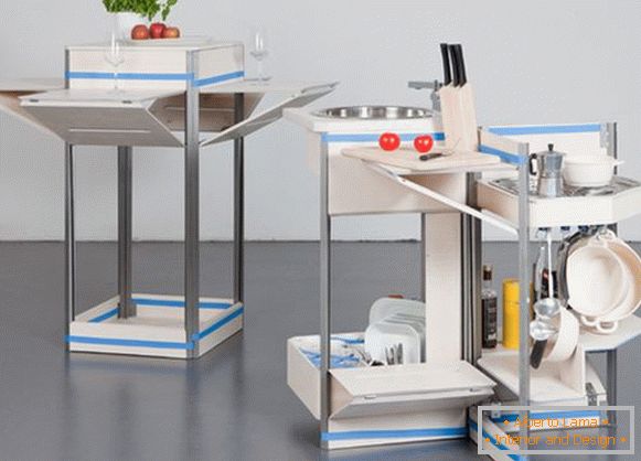 Mobile kitchen set from Maria Lobisch and Andreas Nather