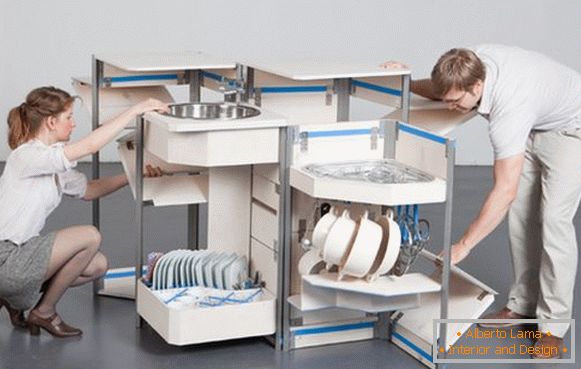 Mobile kitchen set from Maria Lobisch and Andreas Nather