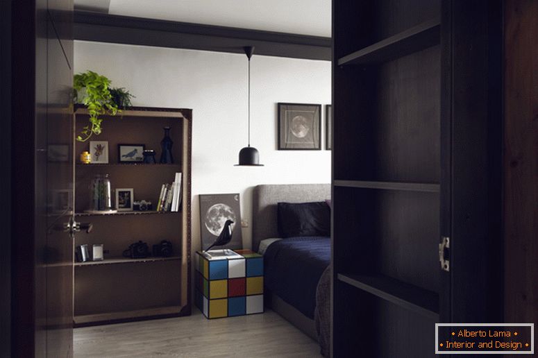 Interior design of the residential complex Bachelor's Apartment