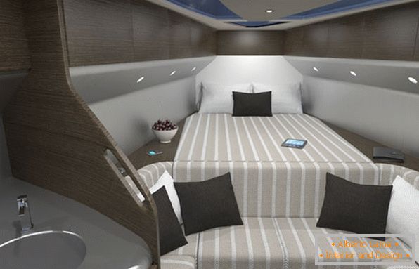 A look from inside the yacht Onyx 41