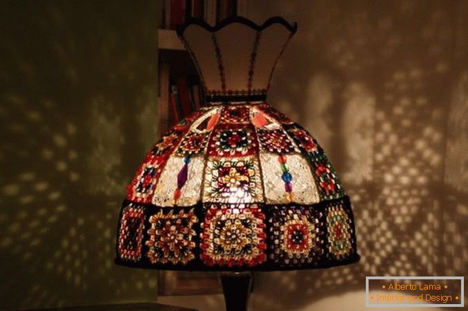 сделать Lampshade for table lamp by own hands