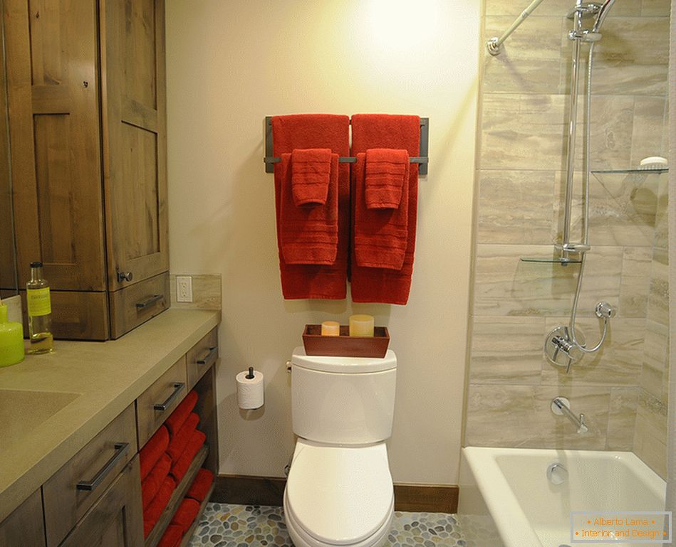 Idea for a small bathroom - combined bathroom. Фото 3