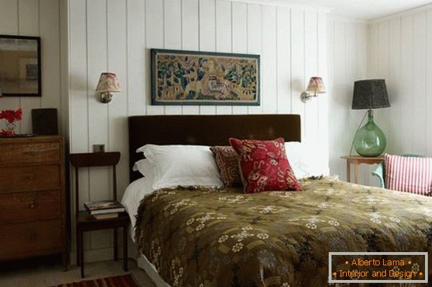 Bedroom design in country style