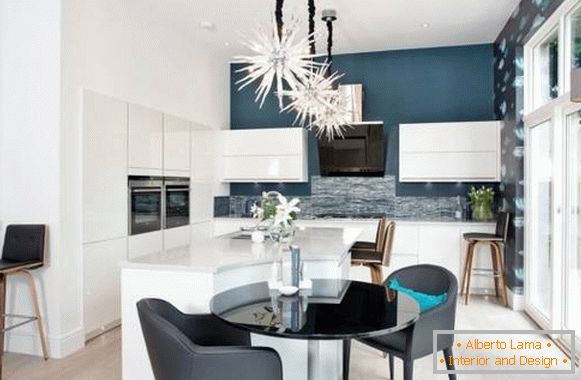 Stylish design for the big kitchen 2015