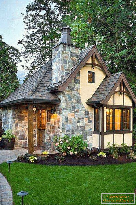 beautiful rooftops of one-story houses, photo 101