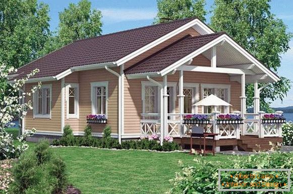 beautiful one-story frame houses, photo 18