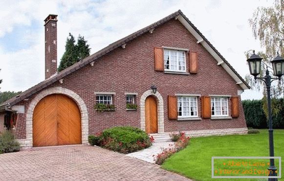 beautiful one-story brick houses, photo 36