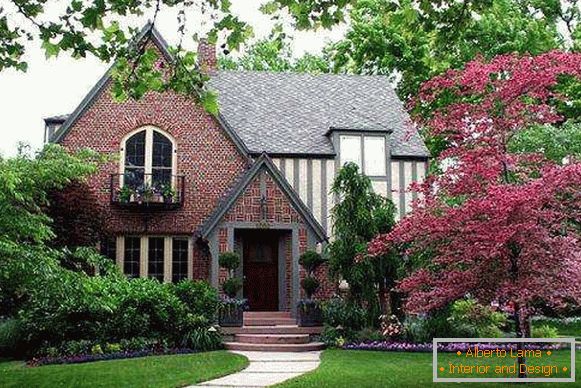 beautiful one-story brick houses, photo 40