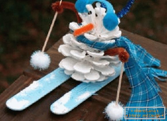 crafts on the theme of winter with their own hands, photo 8