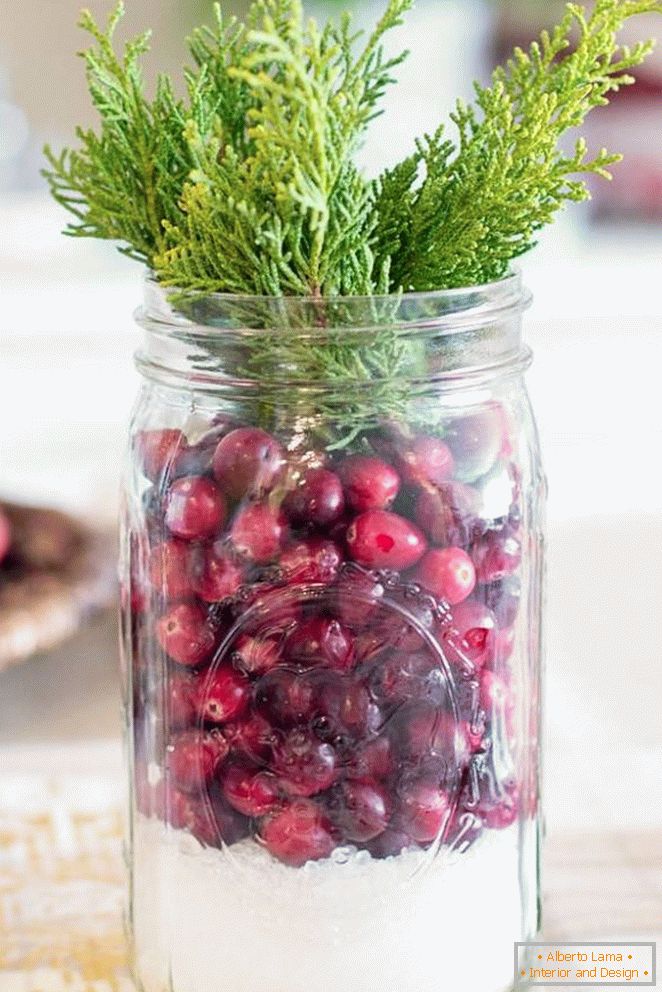 New Year's decor-on-the-table