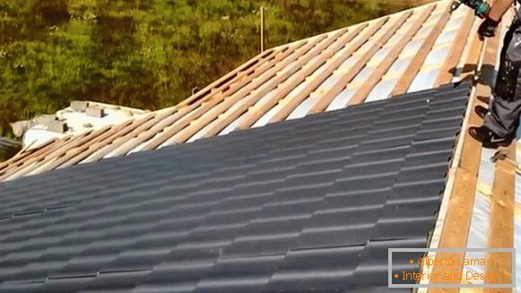 How to make a roof of metal