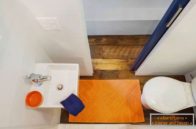 A tiny house: a bathroom